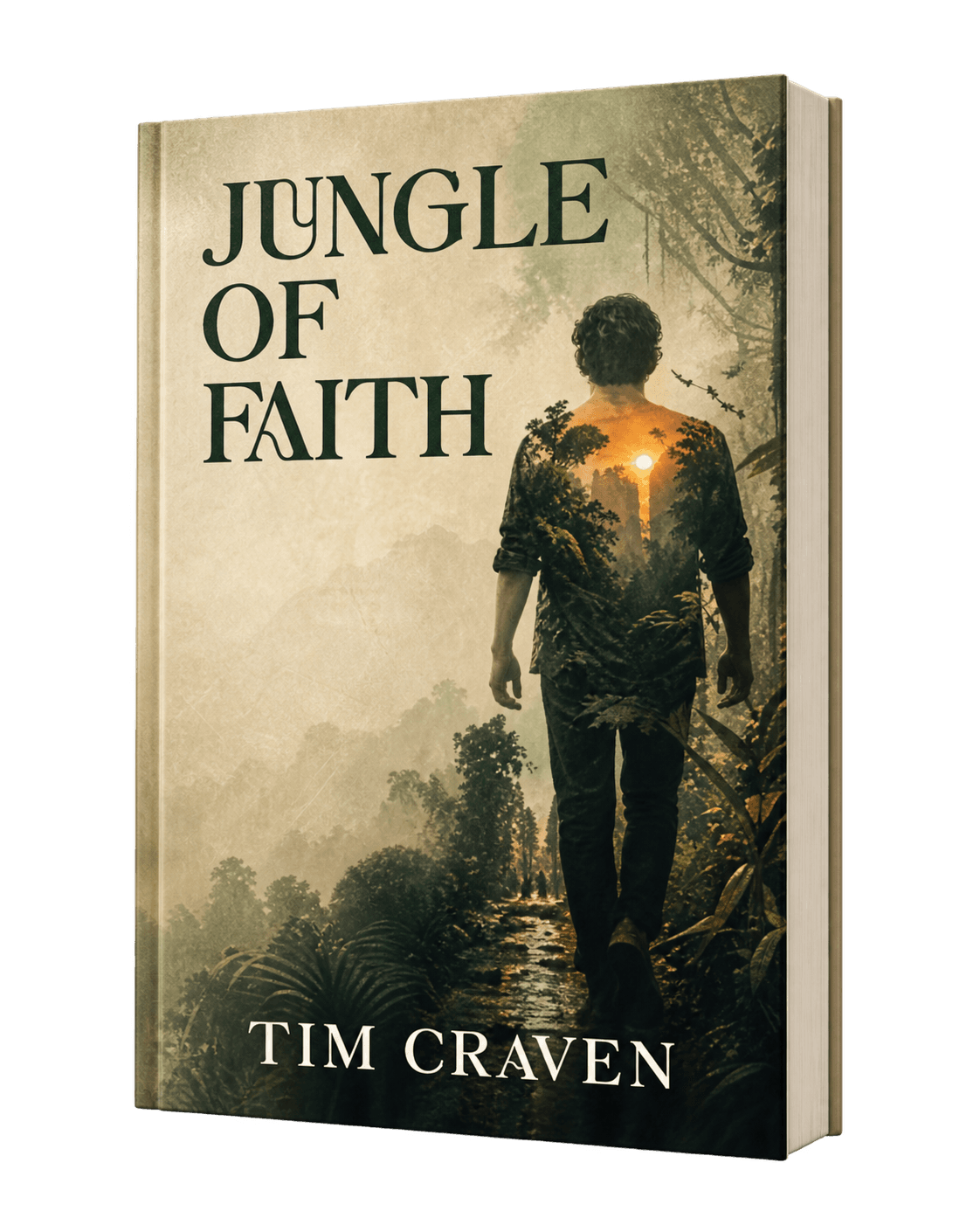 Jungle of Faith paperback cover, standing upright